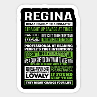 Regina Sticker